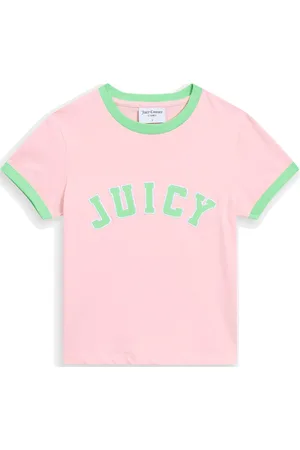 Juicy Couture Collegiate Ringer T-Shirt Pink