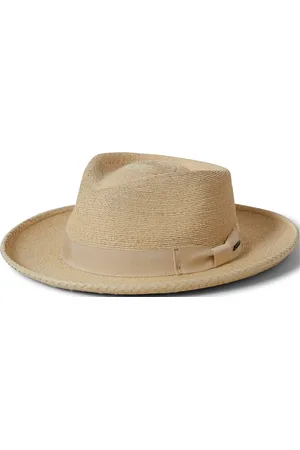 Brixton Swindle Straw Fedora Beige