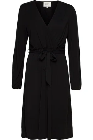 Second Female Missa Drape Dress Black
