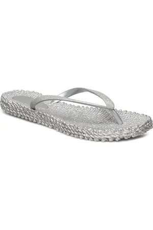 Ilse Jacobsen Flip Flop With Glitter Silver