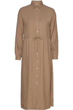 Kaffe Kadahlia Shirt Dress Brown