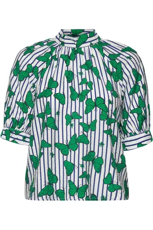 Lindex Blouse Majken Print Green