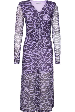 BZR Mela Wrapla Dress Purple
