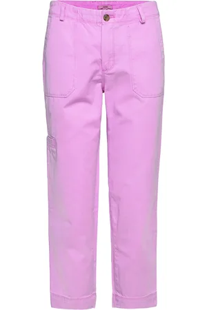 ESPRIT Women Pants Woven Regular Pink