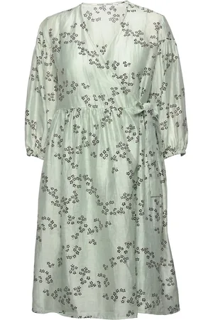 Second Female Davida Wrap Dress Green