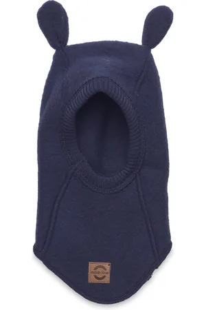 Mikk-Line Wool Fullface W Ears Navy