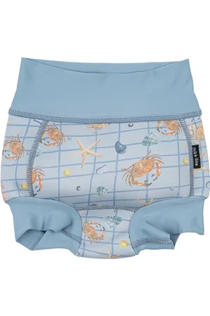 Mikk-Line Swim Baby Pant Aop Recycled Blue