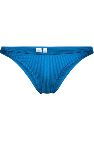Calvin Klein High Leg Cheeky Bikini Blue