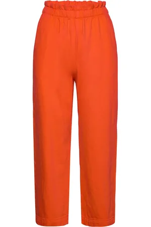 Lindex Trousers Bella Cropped Twill Red