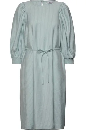 MSCH Mschjoanita 3/4 Dress Stp Blue