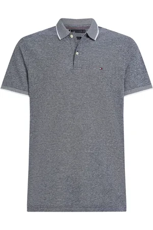Tommy Hilfiger Linen Pique Reg Polo Navy