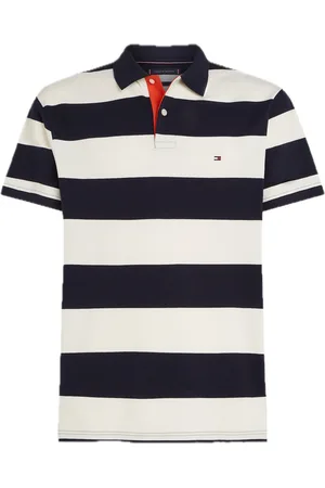 Tommy Hilfiger Blocking Contrast Placket Polo Navy