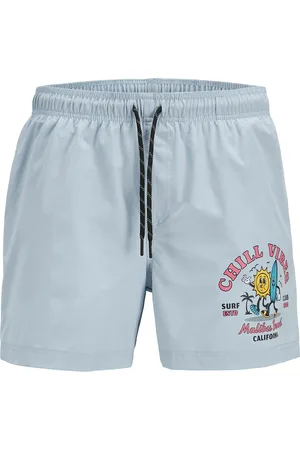 JACK & JONES Jpstmaui Jjswim Leg Print Akm Jnr Jack & J S Blue