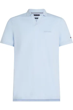 Tommy Hilfiger Cotton Linen Terry Reg Polo Blue
