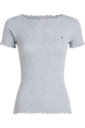 Tommy Hilfiger Ss Rib Short Set Grey