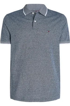 Tommy Hilfiger Linen Pique Reg Polo Navy