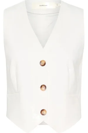 INWEAR Zellaiw Waistcoat White