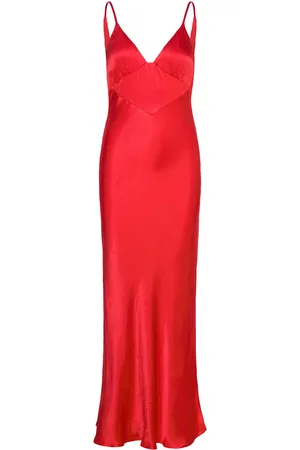Bardot Capri Slip Dress Red