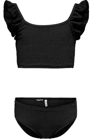 ONLY Kogwave Structure Bikini Set Acc Black