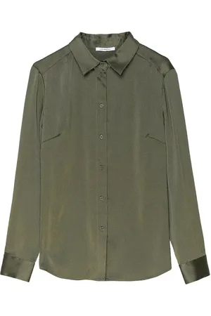Ivo Nikkolo Long Sleeve Blouse, Papina Khaki