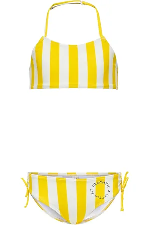 ONLY Kogholiday Rouching Bikini Set Acc Yellow