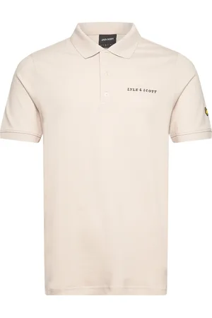 Lyle & Scott Embroidered Polo Shirt Beige