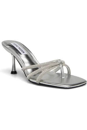 Steve Madden Amorino Heeled Sandals Silver