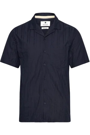 Anerkjendt Akleon Emb S/S Shirt Navy