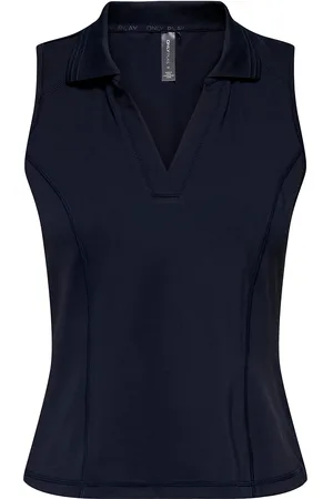 ONLY Onpsandy Vn Sl Slim Short Top Navy