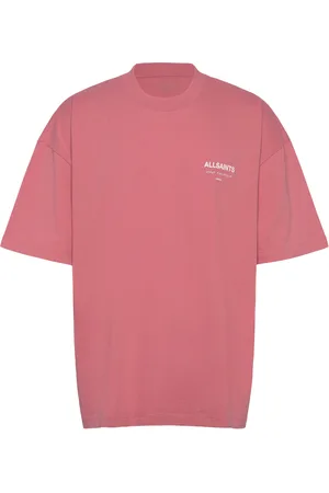 AllSaints Underground Ss Crew Pink