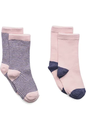 MANGO 2 Pack Mixed Socks Pink