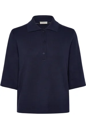 Freequent Pullover From Freequent In A Soft, Fine-Knit Material Navy