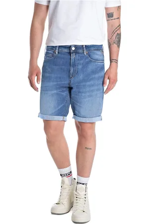Replay Rbj.981 Short Shorts Tapered 573 Eco Plus Blue