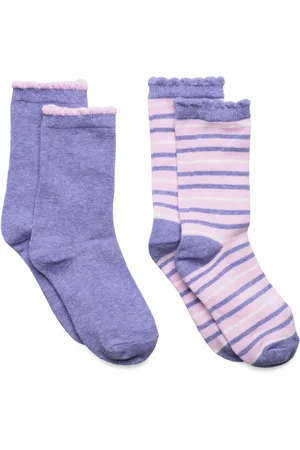 MANGO 2 Pack Mixed Socks Purple