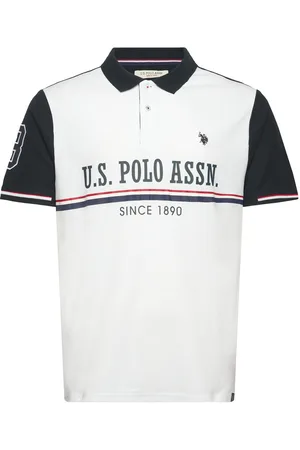 U.S. Polo Assn. Anniv 4 Reg Uspa Uni Polo White