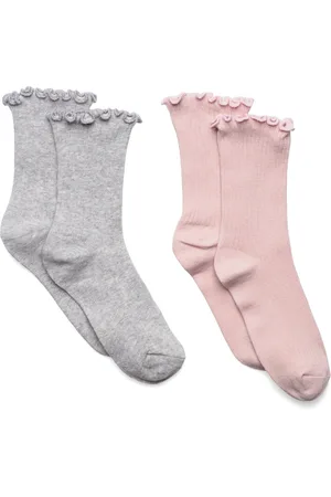 MANGO 2 Pack Mixed Socks Pink