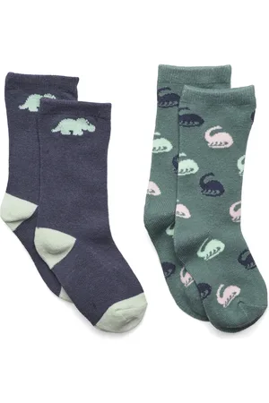 MANGO 2 Pack Mixed Socks Green