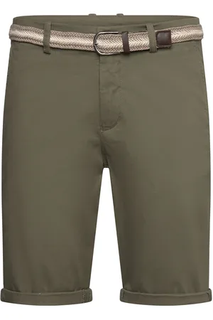Lindbergh Superflex Chino Shorts W?. Belt Khaki