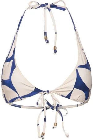 Seafolly Sunray Long Line Halter Bra Blue