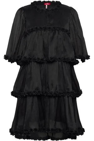 Crās Flowcras Dress Black