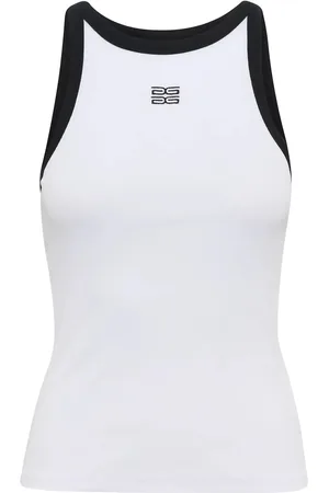 Gestuz Gzdrew Contrast Logo Tank White