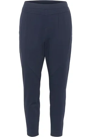 Cream Anett Pants Navy