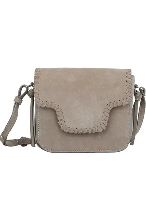 Beck Söndergaard Suede Veg Iris Braid Bag Grey