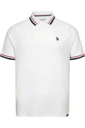 U.S. Polo Assn. Anniv 3 Reg Uspa Uni Polo White