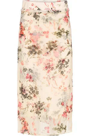 French Connection Candice Satin Ggt Overlay Skir Pink