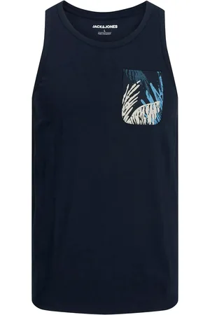 JACK & JONES Jjhawaii Pocket Tanktop Sl Jack & J S Black