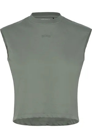 Björn Borg Borg Cropped Tank Top Khaki