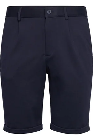 Lindbergh Pleated Shorts Navy