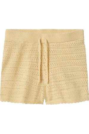 Lil Atelier Nmfhope Knit Shorts Lil Yellow