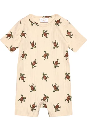 The New Tnsbowen S_S Rib Jumpsuit Beige